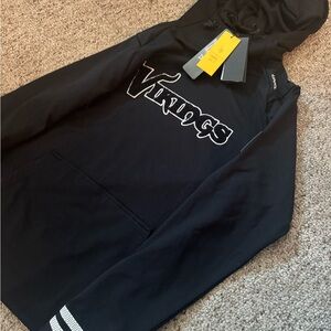 Vikings Black Hoodie for Kids
